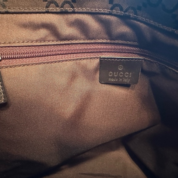 Authentic Gucci Bamboo Canvas Tote - Picture 14 of 16